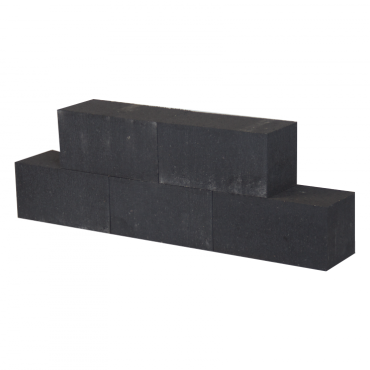 Patioblok strak 60x12x10 cm antraciet