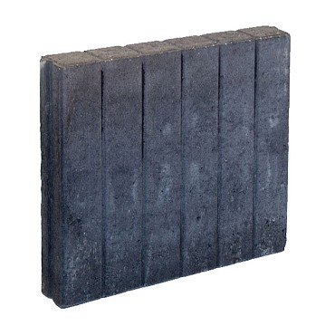 Palissadeband Vierkant zwart 6x35x50 cm