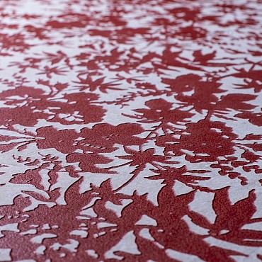 Keramische tegel TD Decor ø60 cm x 2 cm - Model C - Doily Rosso