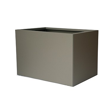 Bloembak vlak taupe 60x90x60 cm