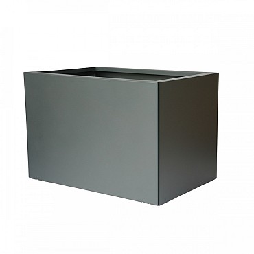 Bloembak vlak antraciet 60x90x60 cm