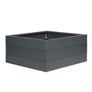 Bloembak antraciet 150x90x56 cm