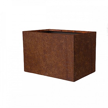 Bloembak vlak corten 60x90x60 cm