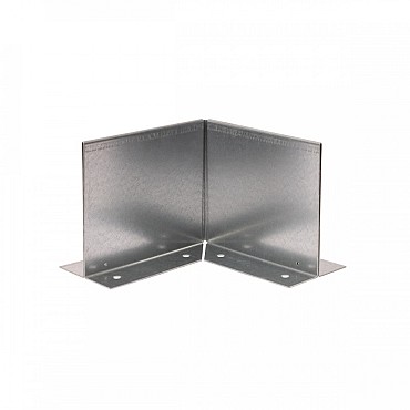 Inwendige hoek Double (flg) 10 cm verzinkt