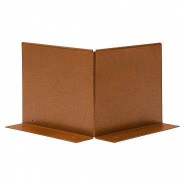 Uitwendige hoek Double (flg) 10 cm corten