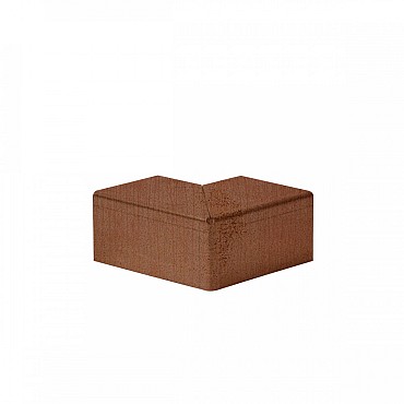 Hoekstuk voor U-profiel ongelijkzijdig 5 cm 10x10 cm corten