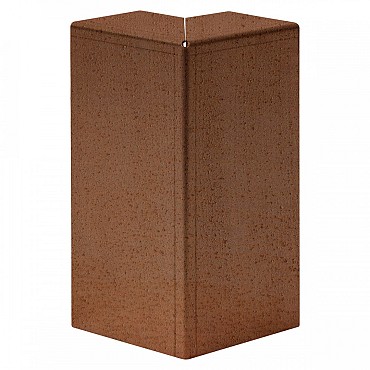Hoekstuk voor U-profiel ongelijkzijdig 6cm 10x10 cm corten