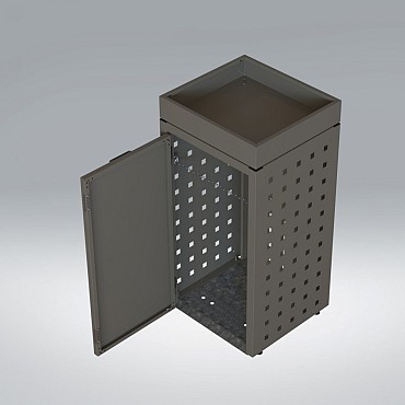 Kliko ombouw 120 Liter taupe met tuinbak