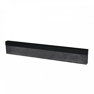 Uprofiel gelijkzijdig opsluitband 5cm 300x5,1x5,1x5,4 cm Grafietzwart
