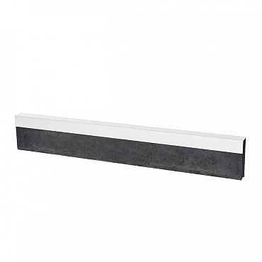 Uprofiel gelijkzijdig opsluitband 6cm 220x4,6x4,6x6,4 cm Wit