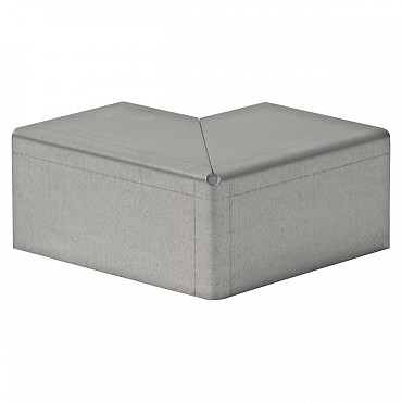 Hoekstuk voor U-profiel gelijkzijdig 5 cm Taupe