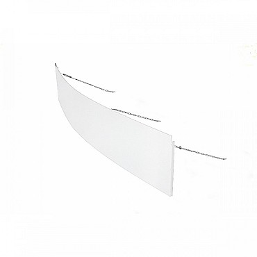 Borderpaneel flex 220x42 cm Wit
