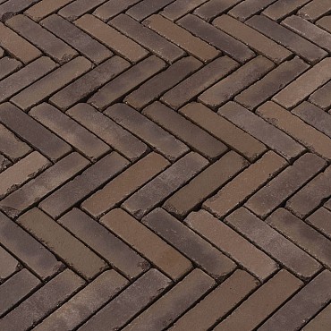 Gebakken waalformaat 60 mm Klassiek rood-bruin getrommeld