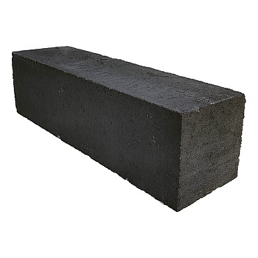 Muurblok antraciet 12,5x12,5x45 strak