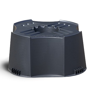 Harcostar regenton voet ø 71 x h.38 cm zwart