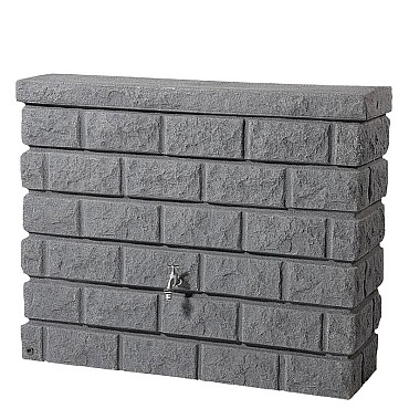 ROCKY muur 400 liter antraciet l.120 x b.40 x h.100 cm C