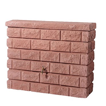 ROCKY muur 400 liter steenrood l.120 x b.40 x h.100 cm M