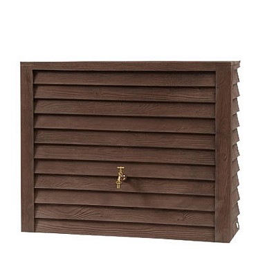 WOODY regenton 350 liter donker l.124 x b.40 x h.100 cm M