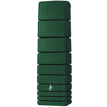 SLIM wandtank 650 liter groen l.79 x b.52 x h.210 cm C