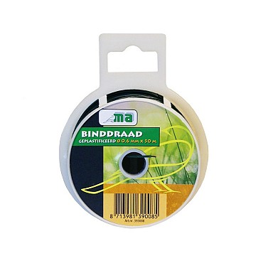 Binddraad geplast ø 0,6 mm x 50 mtr