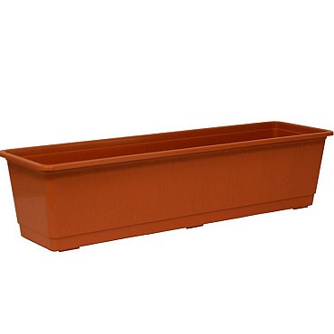 Balkonbak STANDARD 60 cm terracotta