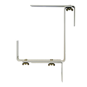 Beugels bloembak type C wit 2st