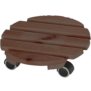 Lounge ø 30 cm donker gebeitst