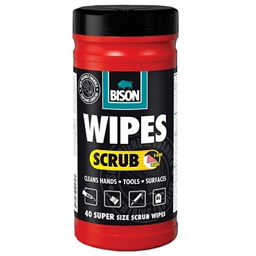 Magic Wipes scrub 40 st. pot