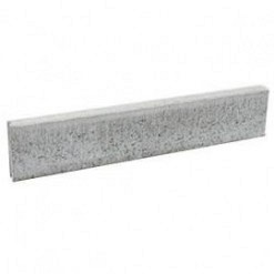 Busbaanband 23/46x25 grijs eindstuk