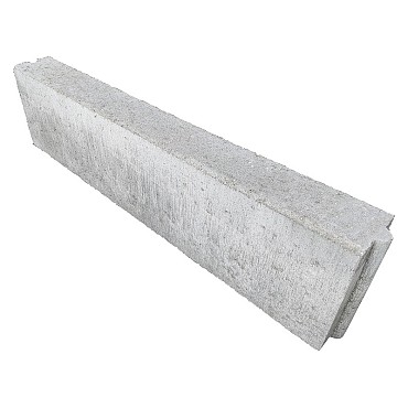 Betonband 15x25x100 grijs