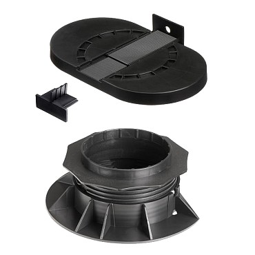 Tegeldrager 50-74 mm verstelbaar rand