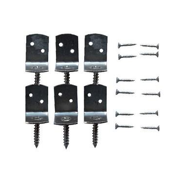 Set L-beslag RVS