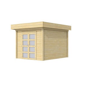 Vuren Topvision Bosuil, 300x300 cm, wit gespoten