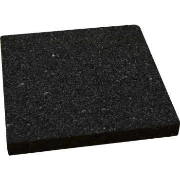 Rubber tegel 10x10x1 cm t.b.v. terrasmontagesysteem, 10 stuks