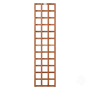 Hardhout FSC trellis recht 550x1800mm RVS bc