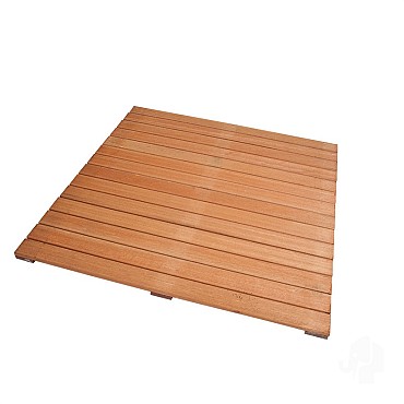 Bangkirai tuintegel 14/3L 15mm 30x1000x1000mm ribbel bc