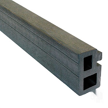 WPC-rock-grey FSC regel 30x50x2350mm (tbv decking 21mm) 2st/set >