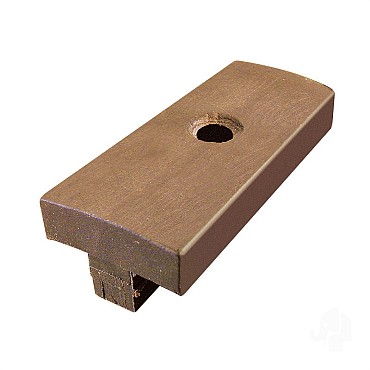 Polymer-bruin clips (tbv WPC) 100 stuks in emmer bc