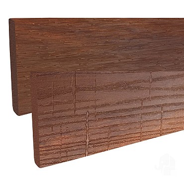 Eva-Last Ipé FSC afdekprofiel 11x71x2200mm houtnerf/gevlamd bc