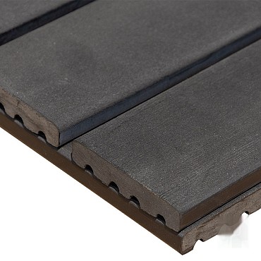 WPC-antraciet FSC tuintegel 14/5L 12mm 24x1000x1000mm glad bc >