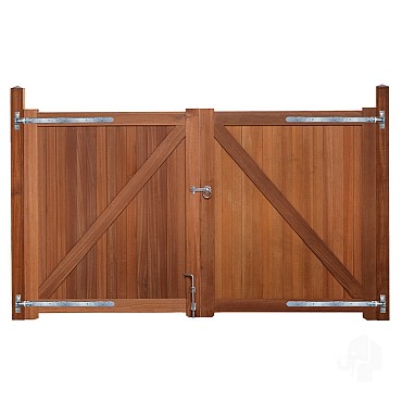 Bangkirai tuinpoort 