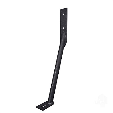 Stormanker (tbv alu-paal) [antraciet gepoedercoat] bc >