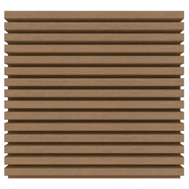NewTechWood composiet co-extrusie wand bekleding castellation 25 profiel. 2.5x19.6x290 cm Teak