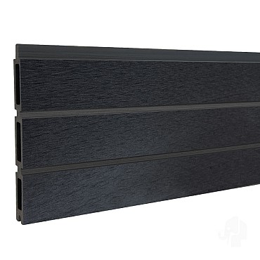 Elephant lamel triple Rhombus houtcomposiet FSC 20x141x1800mm (6 stuks) antraciet