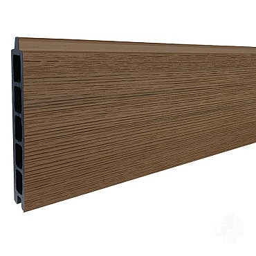 Elephant lamel Mix&Match houtcomposiet FSC 20x141x1800mm (2 stuks) co-ex Natural dark brown
