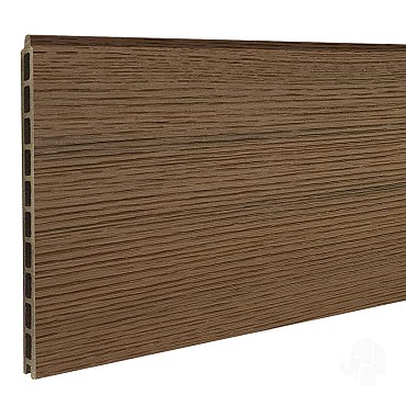 Elephant lamel Mix&Match houtcomposiet FSC 20x282x1800mm (2 stuks) co-ex Natural dark brown