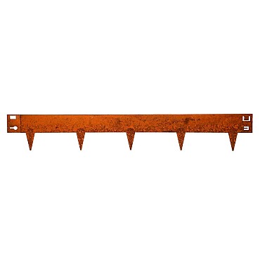 WS Stalen Borderrand Flexibel Corten 16x106 cm