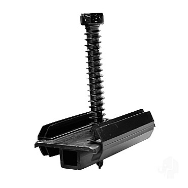 Elephant TOP Clip universeel tussenclips RVS zwart gepoedercoat (100 st)