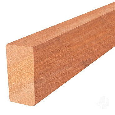 Elephant onderbalk Mukulungu hardhout 4x6x305 cm