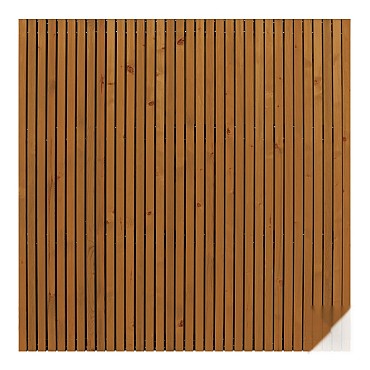 Elephant schutting Stripes Black bruin verduurzaamd vuren 179x179 cm